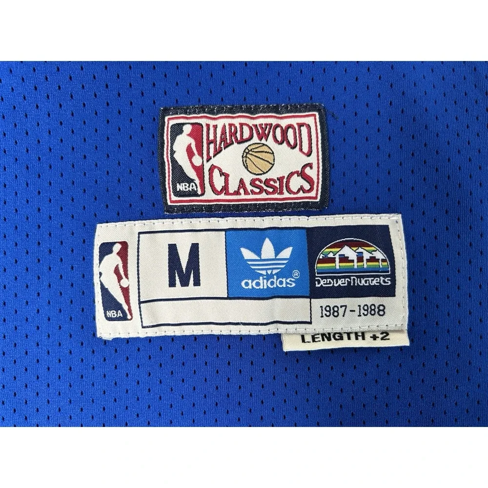 Vintage Adidas Hardwood Classics NBA Denver Nuggets Mutombo #55 Jersey M